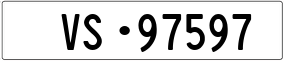 Truck License Plate